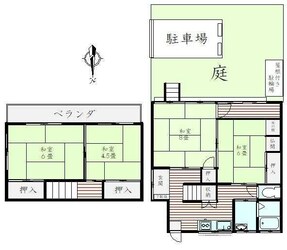 富士見町2丁目戸建の物件間取画像